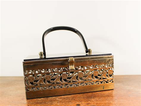 antique metal box purse|unusual purses for women.